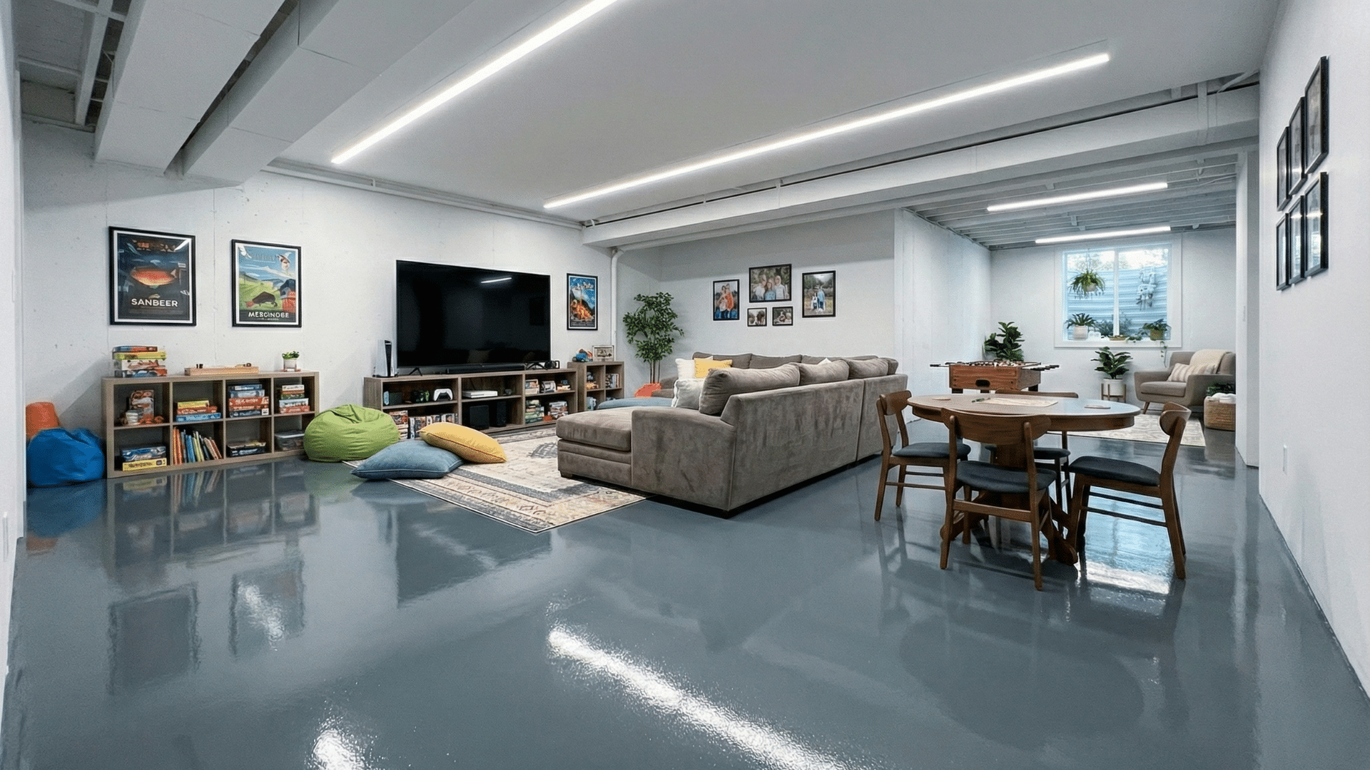 MATTE SATIN OR HIGH GLOSS epoxy flooring