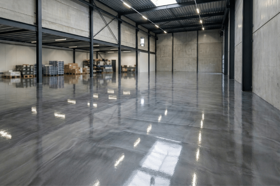 industrial epoxy floor facility